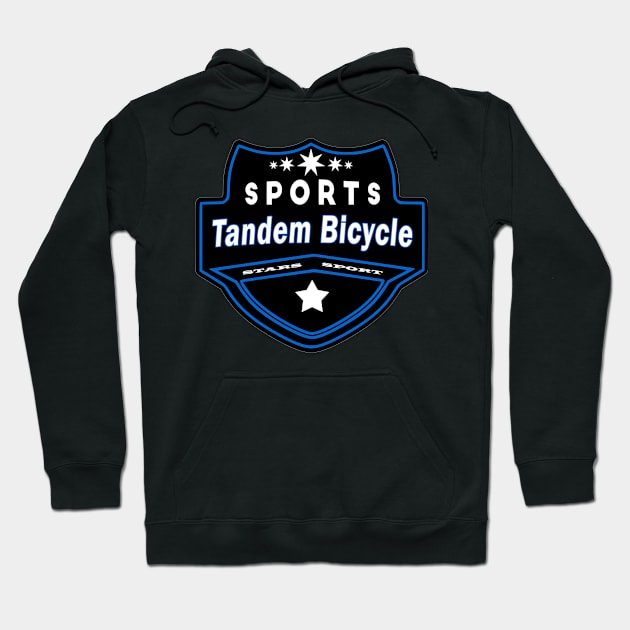 Tandem Bicycle Hoodie by Creative Has